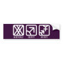 FemaleMale to Both Dark Bumper Sticker