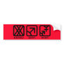FemaleMale to Both Light Bumper Sticker