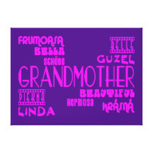 Feminine Chic : Beautiful Grandmothers & Grandmas Gallery Wrapped Canvas