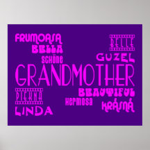 Feminine Chic : Beautiful Grandmothers & Grandmas Poster