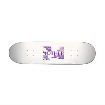 Feminine Chic & Stylish : Beautiful Mothers & Moms Custom Skateboard