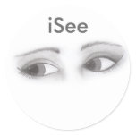 Feminine Eyes Stickers