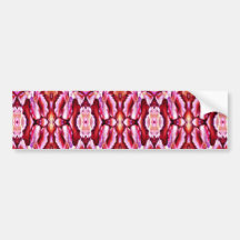 feminine pink lace bumper stickers