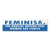 feminism bumper stickers