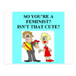 feminism joke postcards