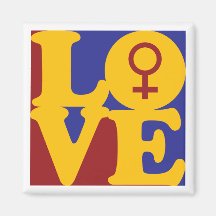 Feminism Love Magnet