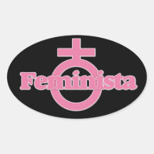 Feminism Oval Sticker