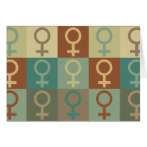 Feminism Pop Art Card