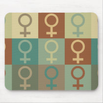 Feminism Pop Art Mouse Pad