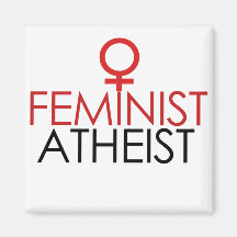 Feminist Atheist Fridge Magnets
