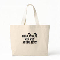 Feminist funny animal test bags