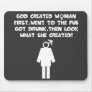 Feminist humor mousemat
