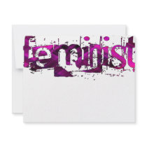 Feminist Custom Invitations