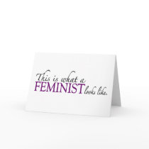 Feminist Looks Like Cards
