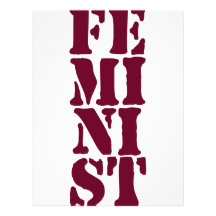 Feminist! Personalized Letterhead