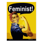 Feminist! Rosie the Riveter Postcard