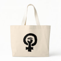 Feminist Symbol Canvas Bags