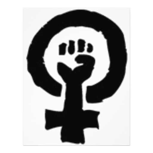 Feminist Symbol Personalized Letterhead