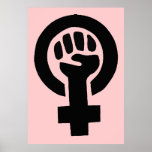 Feminist Woman Gender Equality Symbol Print