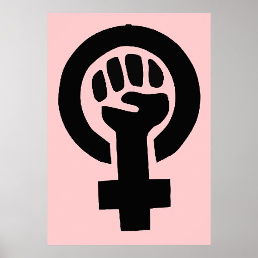 Feminist Woman Gender Equality Symbol Print Zazzle