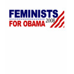 Feminists for Obama 2008 t-shirts
