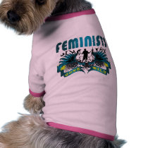 Feminists Gone Wild Dog T-shirt