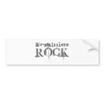 Feminists Rock Bumper Stickers