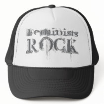 Feminists Rock Trucker Hat