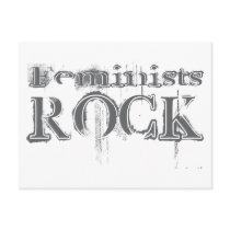 Feminists Rock Postcards