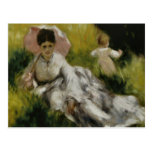 Femme à l'ombrelle et enfant - Auguste Renoir Postcards