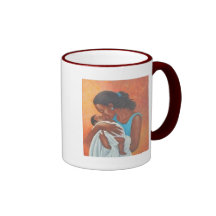 Femme des îles tasses à café