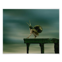 femme d'escargot impression photographique