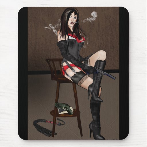 Femme Fatale - Dominatrix Mousepad