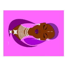 Femme orientale cartes postales