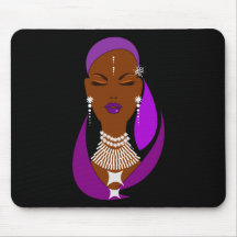 Femme orientale tapis de souris