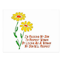 Femmes de respect carte postale