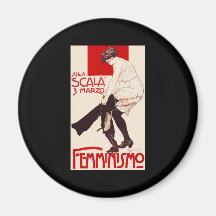 Femminismo Fridge Magnets