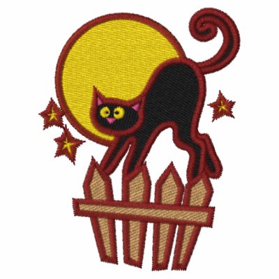 Fence Cat by Embroidery4U
