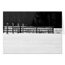 Fence Greeting Card