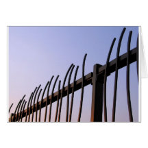 Fence of Steel Card