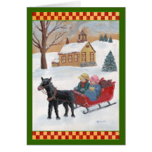 Fencepost Folks Christmas Greeting Card