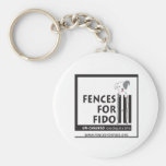 Fences For Fido Key Chain