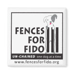 Fences For Fido Magnet