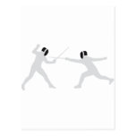 fencing carte postale