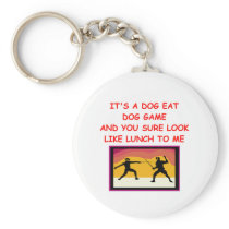 fencing gifts keychain