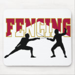 Fencing Match Mousepads