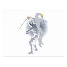 Fencing Post Card