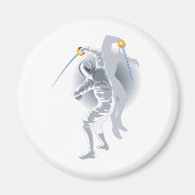 Fencing Refrigerator Magnet