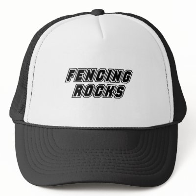 Fencing Rocks Trucker Hats by dustin1175