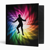 Fencing Silhouette; Spectrum Vinyl Binders
